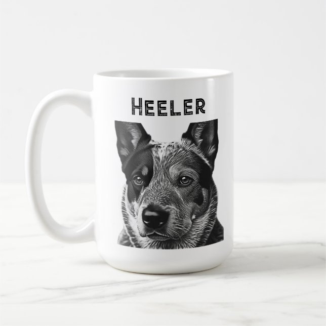 Mug Heeler Blue Heeler Chien (Gauche)