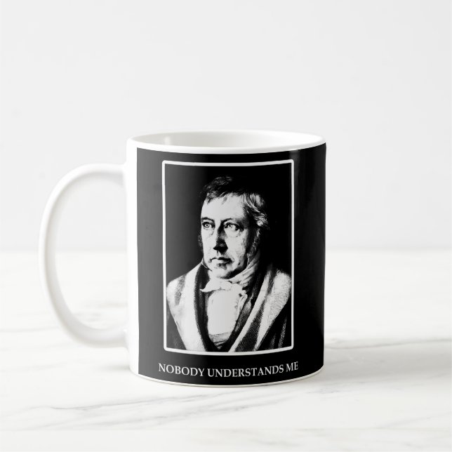 Mug Hegel Personne Ne Me Comprend Fun Philosophe (Gauche)
