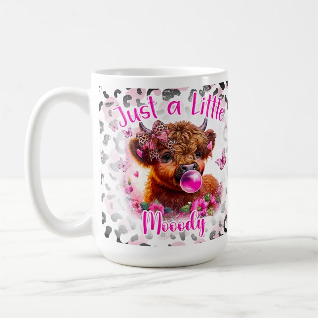 Mug Heifer Cow Funny Café cadeau (Gauche)
