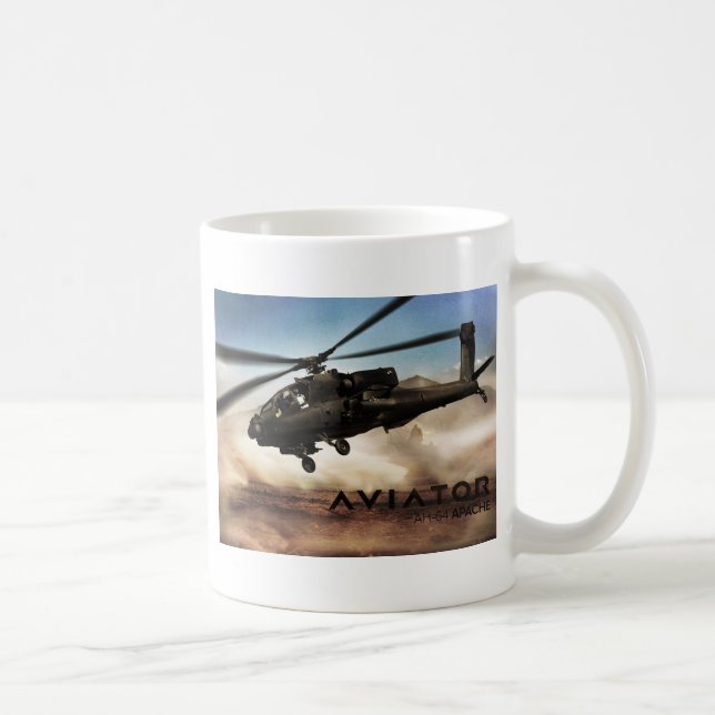 Mug Hélicoptère AH-64 Apache (Droite)