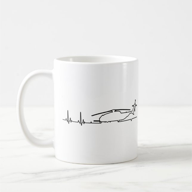 Mug Hélicoptère CH-53 / MH-53 Pulse cardiaque (Gauche)