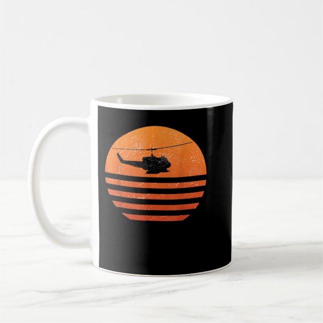 Mug Hélicoptère Huey en détresse UH-1 Viêt Nam Vetera (Gauche)