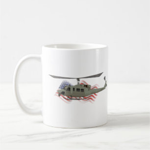 Mug Hélicoptère patriotique UH-1N Iroquois