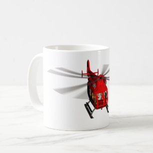 Mug Hélicoptère père Noël Flies