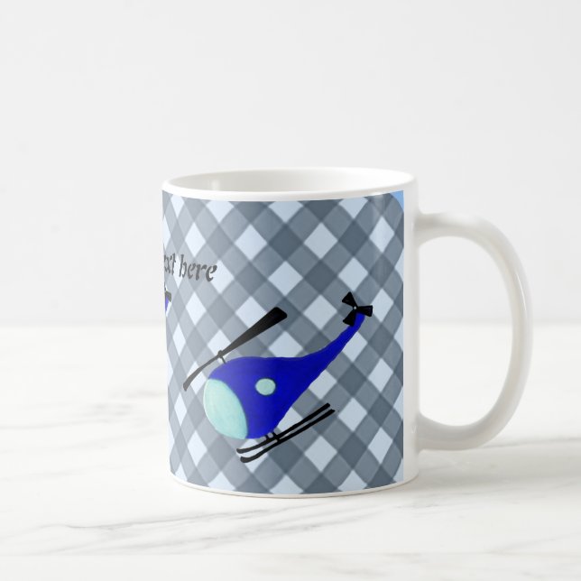 Mug Hélicoptère personnalisable (Droite)