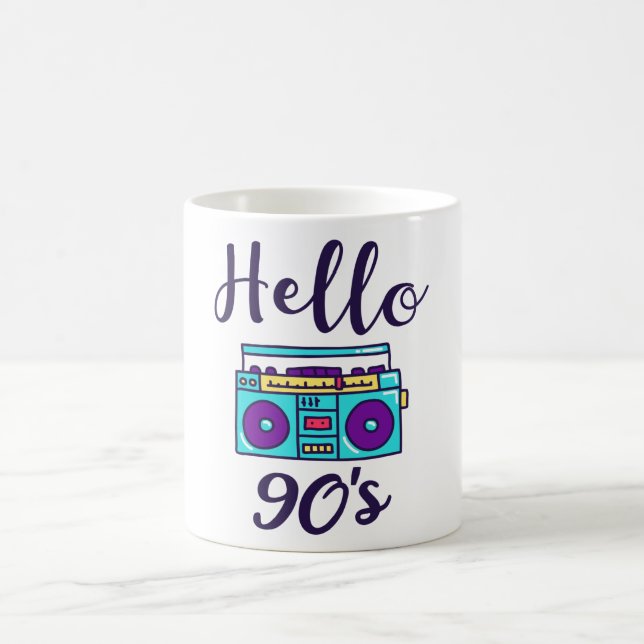 Mug Hello 90s radio cassette recorder (Centre)