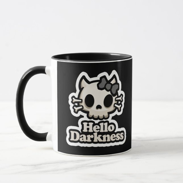 Mug Hello Darkness (Gauche)