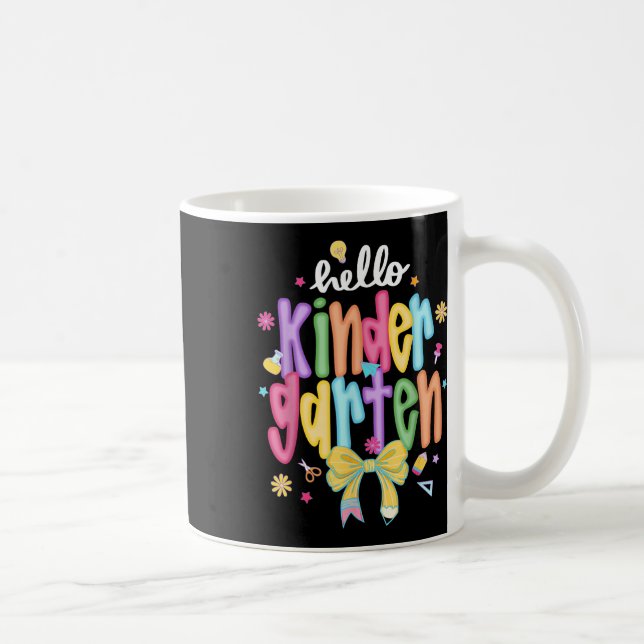 Mug Hello Kindergarten Team Kinder Back To School Teac (Droite)