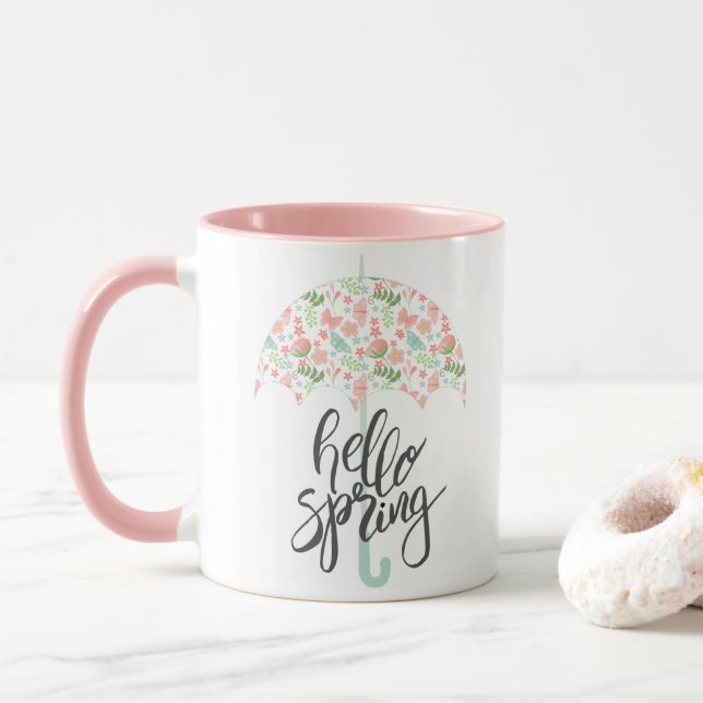 Mug Hello Spring (Avec donut)