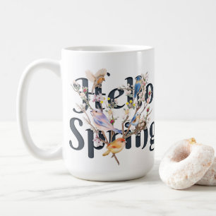 Mug Hello Spring Birds