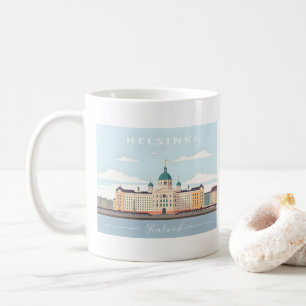 Mug Helsinki Finlande Cathédrale Pastel Travel