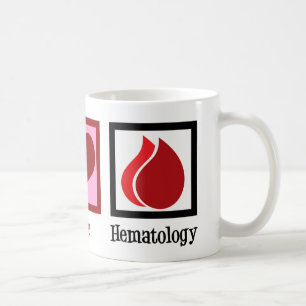 Mug Hématologie de l'amour pour la paix