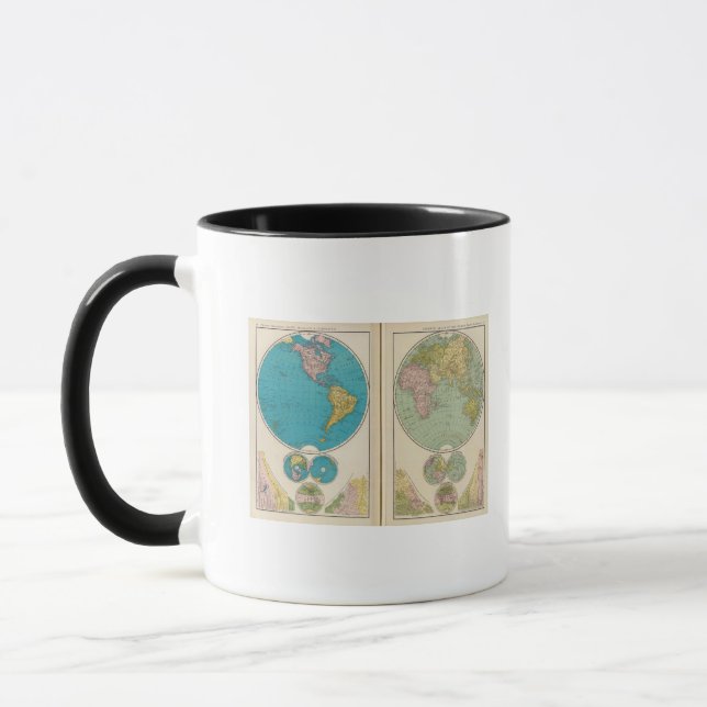 Mug Hémisphère occidental et oriental (Gauche)
