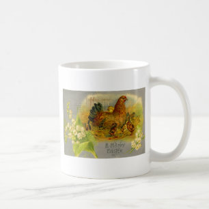 Mug Hen de Pâques vintage