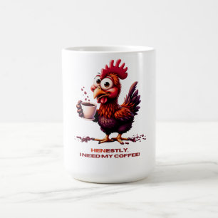 Mug Henestly j'ai besoin de mon café