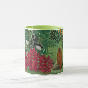 Mug Henri Rousseau - Forêt tropicale avec singes