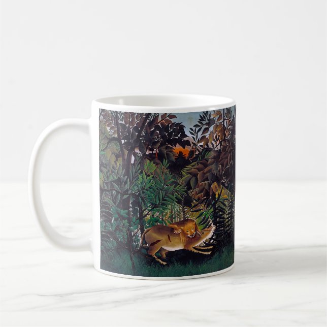 Mug Henri Rousseau - Le lion affamé (Gauche)
