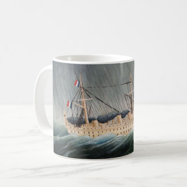 Mug Henri Rousseau - Le navire dans la tempête (Devant gauche)