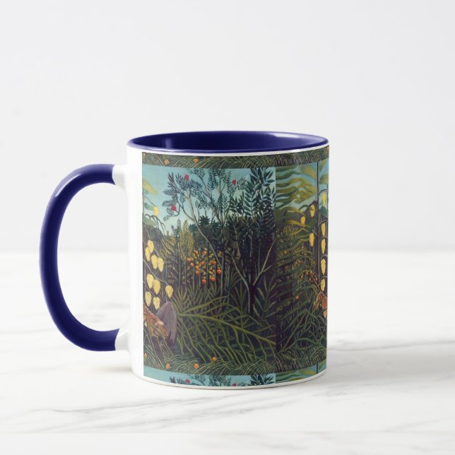 Mug Henri Rousseau Lutte entre Tiger et Bull (Gauche)