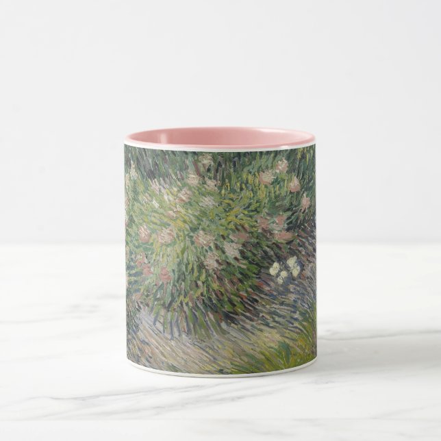 Mug Herbe et papillons par Vincent van Gogh (Centre)