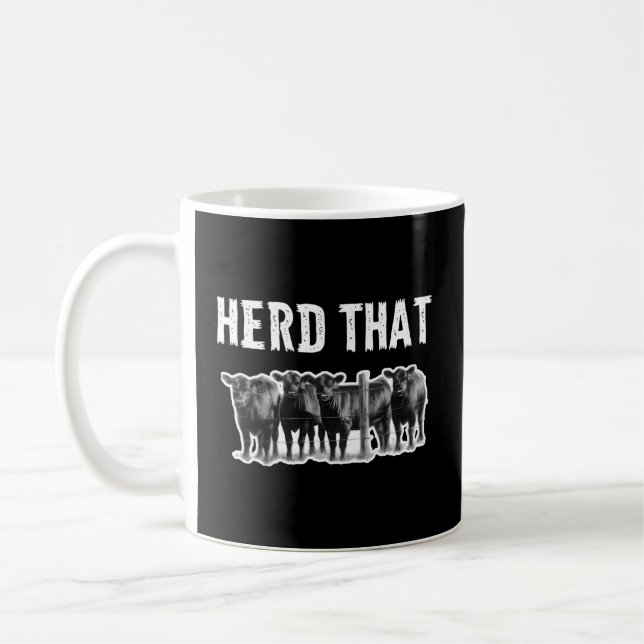 Mug Herbe T Vache noire Angus (Gauche)
