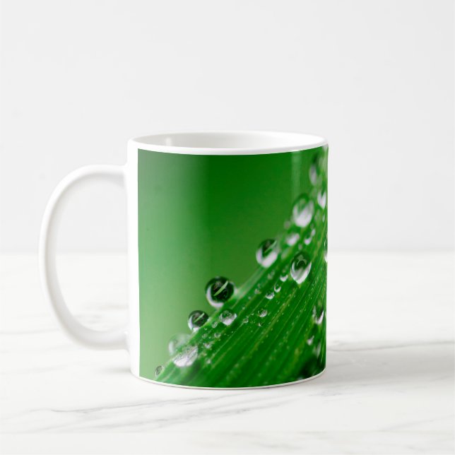 Mug Herbe verte à feuilles d'eau (Gauche)