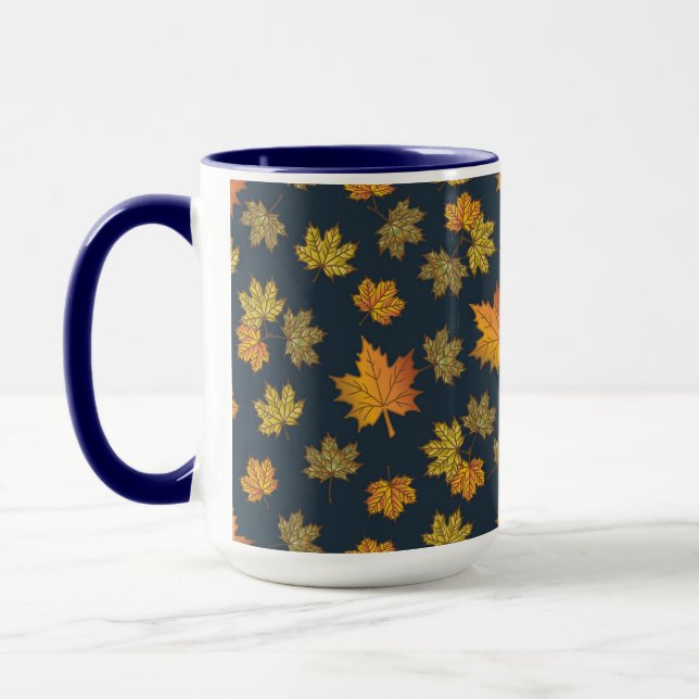 Mug Herbes d'automne et glands (Gauche)