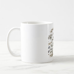 Mug Herbier de fleurs sauvages pressées Botanique vint