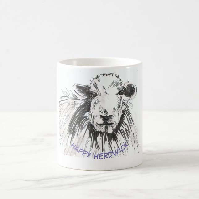 Mug Herdwick heureux (Centre)