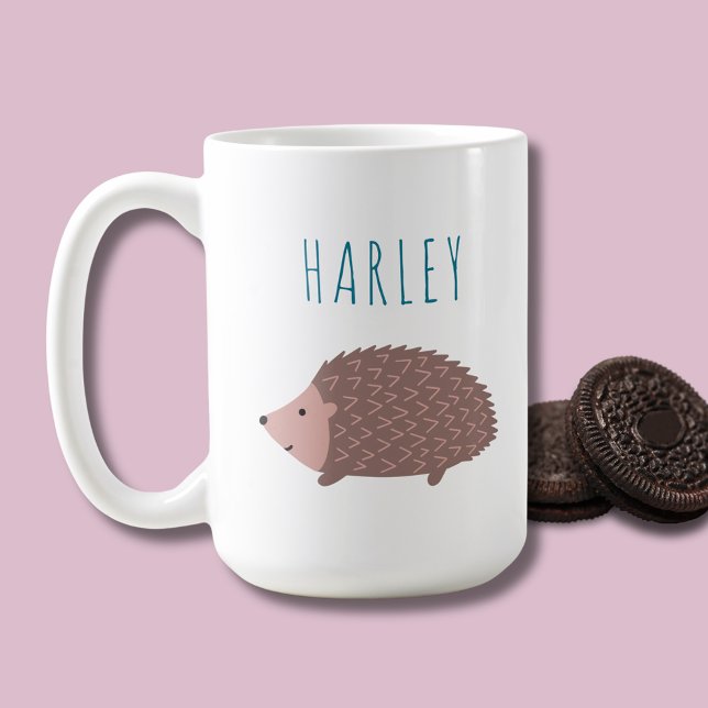 Mug Hérisson (Personalized hedgehog coffee mug)