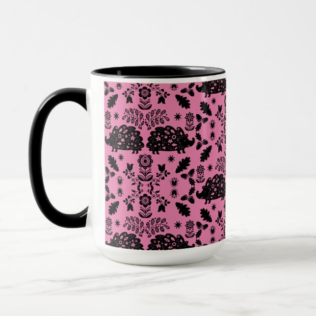 Mug Hérisson Art populaire (Gauche)
