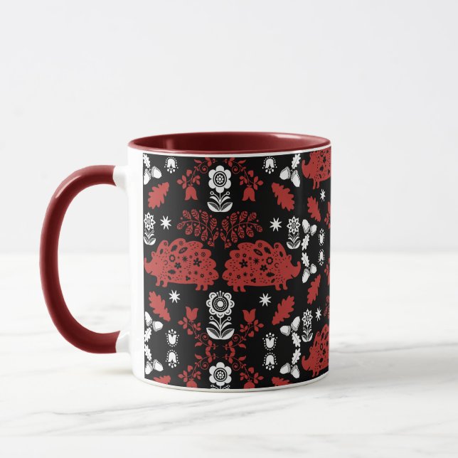 Mug Hérisson Art populaire (Gauche)