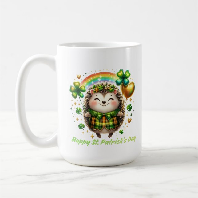 Mug Hérisson Chanceux Délice Arc-en-Ciel (Gauche)