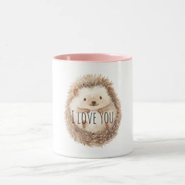 Mug Hérisson Crème Mignon (Centre)