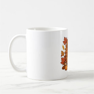 Mug Hérisson d'automne Feuilles Mortes Art Mignon de T