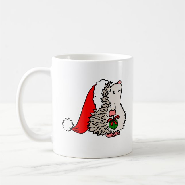 Mug Hérisson de Noël (Gauche)