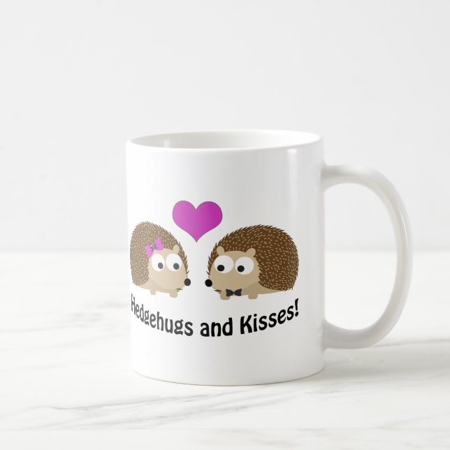 Mug Hérisson et baisers hérisson amour (Droite)