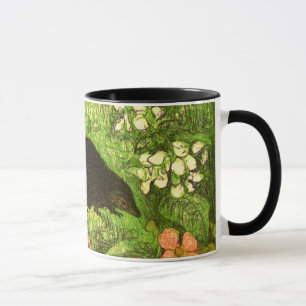 Mug Hérisson et bébé de style Art nouveau néerlandais