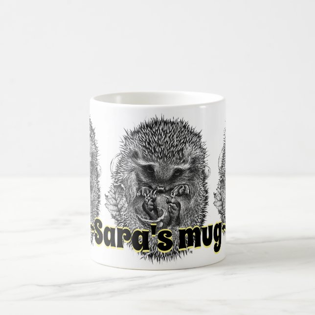 Mug Hérisson hérisson hérisson de couchage (Centre)