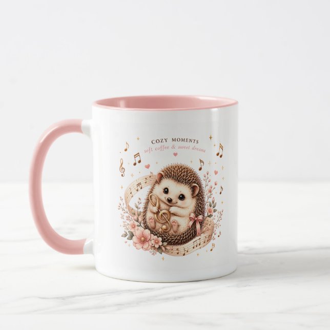 Mug Hérisson Musical Mignon (Gauche)