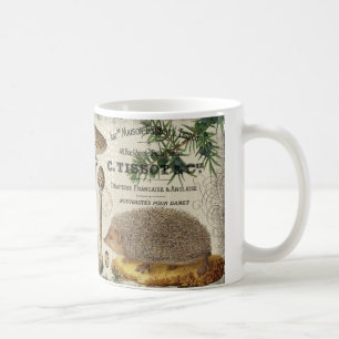Mug hérisson vintage moderne