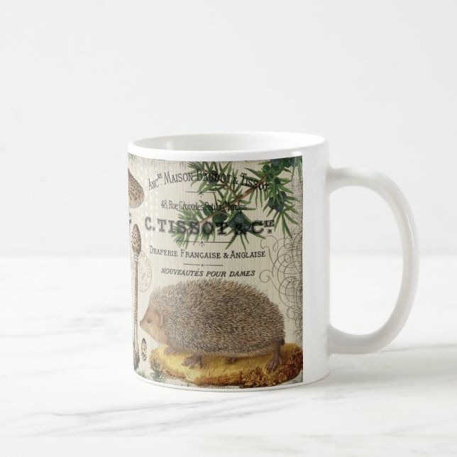 Mug hérisson vintage moderne (Droite)