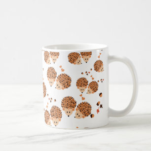 Mug hérissons en automne