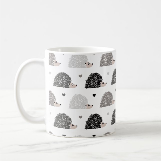 Mug Hérissons et coeurs (Gauche)