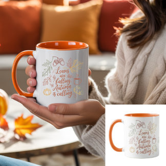 Mug Héritage | Les feuilles tombent, l'automne appelle