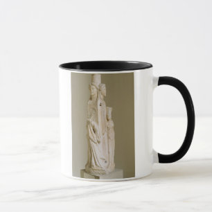 Mug Herm triforme de Hecate, sculpture de marbre, pe