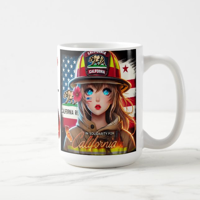 MUG HERMOSA TAZA EN SOLIDARIDAD CON CALIFORNIA (Droite)