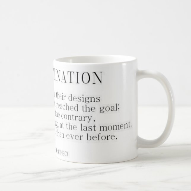 Mug Herodotus sur la temporisation (Droite)