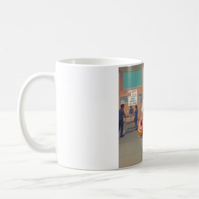 Mug Heroes in Scrubs : Sirotez votre café avec gratitu (Gauche)