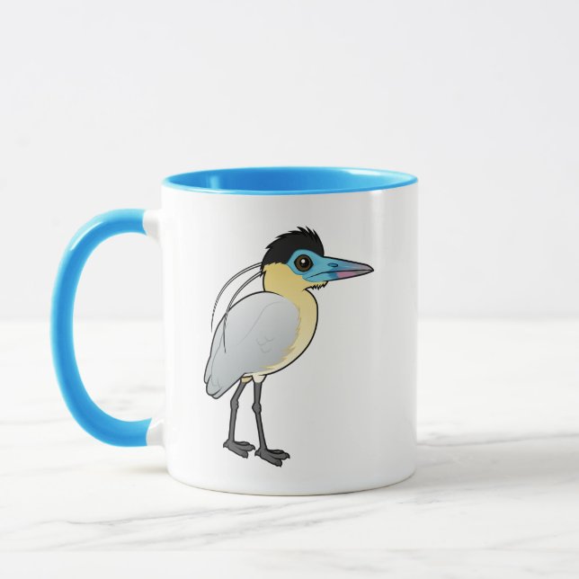 Mug Héron à capuchon Birdorable (Gauche)